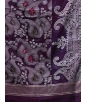  Resham Dhakai Jamdani Cotton Handloom Saree Alpana Paisle Kolka Design Jamdani Saree (Jam)