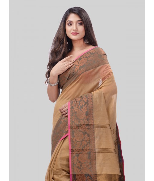 Rainbow clothing Handloom silk cotton saree (Lemon) : Amazon.in: Fashion