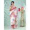 Handloom Pure Cotton Saree Durga Printed HandPrint Design With Blouse Piece