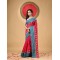 Traditional Pure Handloom Cotton Saree Padmo Woven Design Without Blouse Piece (Red)