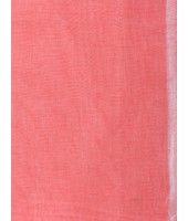 dB DESH BIDESH Women`s Fancy Trendy Solid Transparent Design Pure Cotton Handloom MulMul Saree (Light Red)