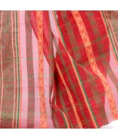 dB DESH BIDESH Women`s Traditional Bengal Tant Pure Handloom Cotton Saree Blossom Design Without Blouse Piece Red