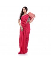  Cotton Handloom RupSagar Design Saree Without Blouse Piece (Pink)