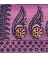  Lojjaboti Leaf Resham Dhakai Jamdani Pure Cotton Handloom Saree Design without Blouse Piece (Pink)