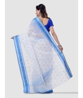 Women Pure Cotton Traditional Handloom Noksa Woven Design Bengal Tant Saree Without Blouse Pcs