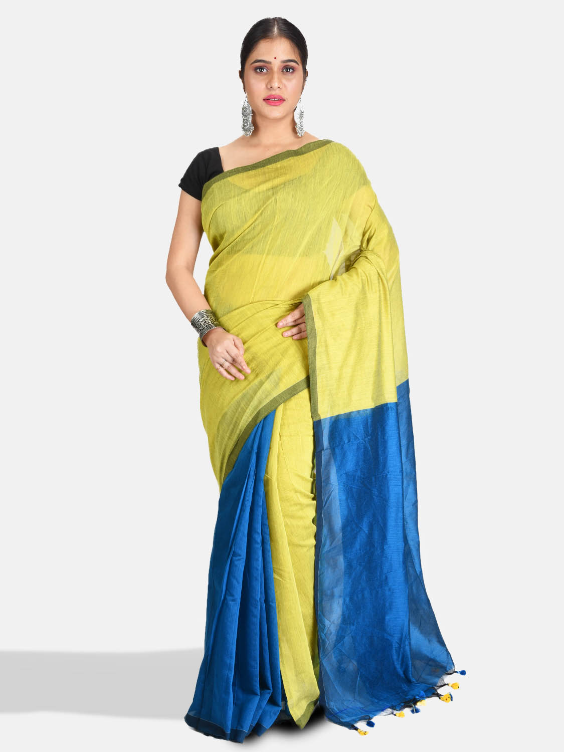 Buy UNNATI SILKS Women Handloom Green-Blue Pure Kanjeevaram Silk Pattu Saree  with Blouse Piece, beautiful zari woven elegant pallu with rich zari border  from the weavers of Tamilnadu (UNM23129) at Amazon.in