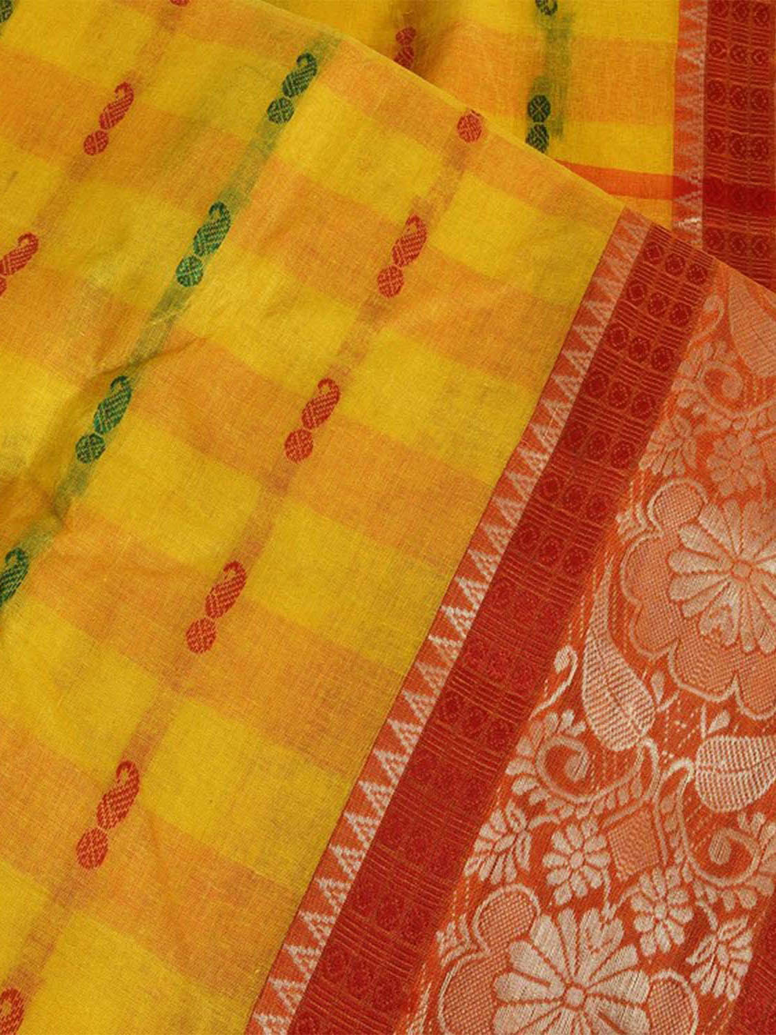 Shop Nakshi Kantha Stitch saree Cotton Handloom sari In India